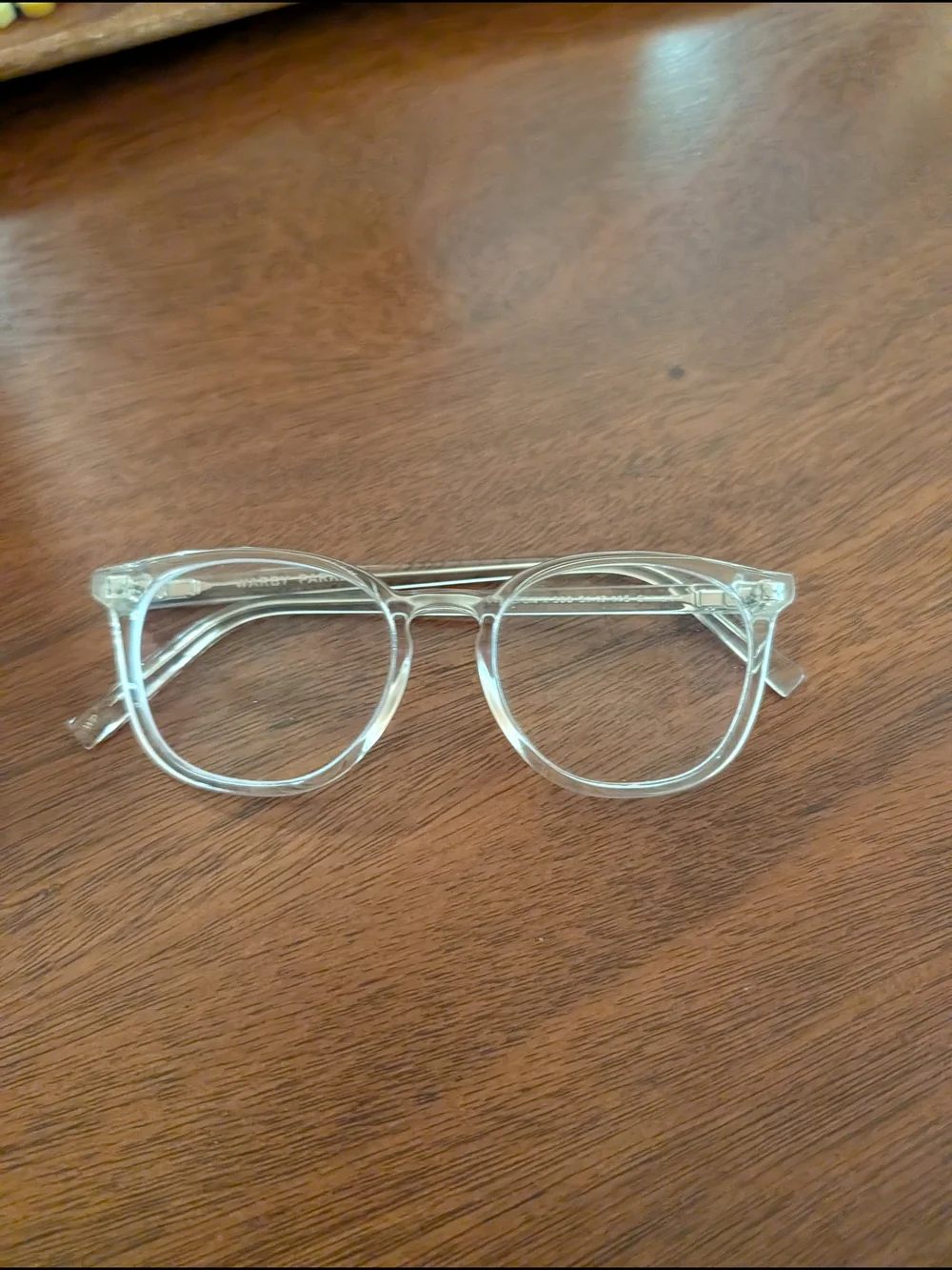 Clear Round Frame Glasses by